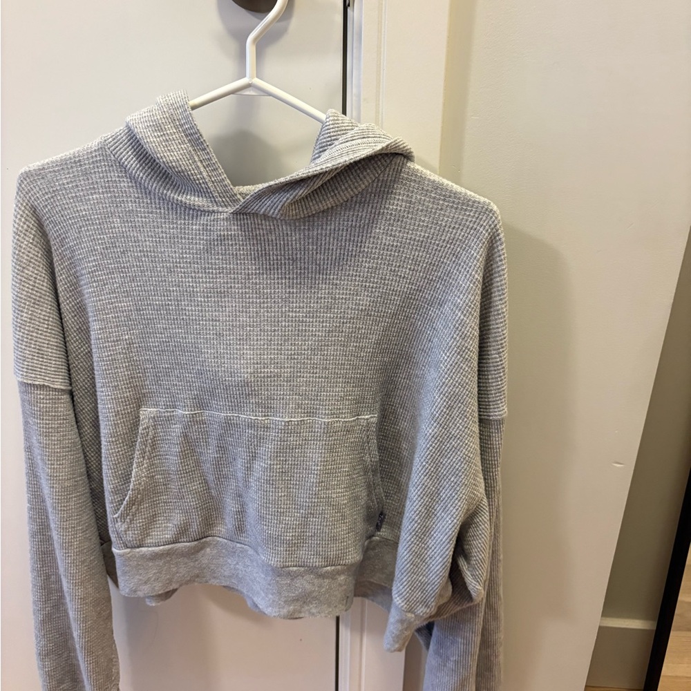 TNA Light Gray Hooded Sweater